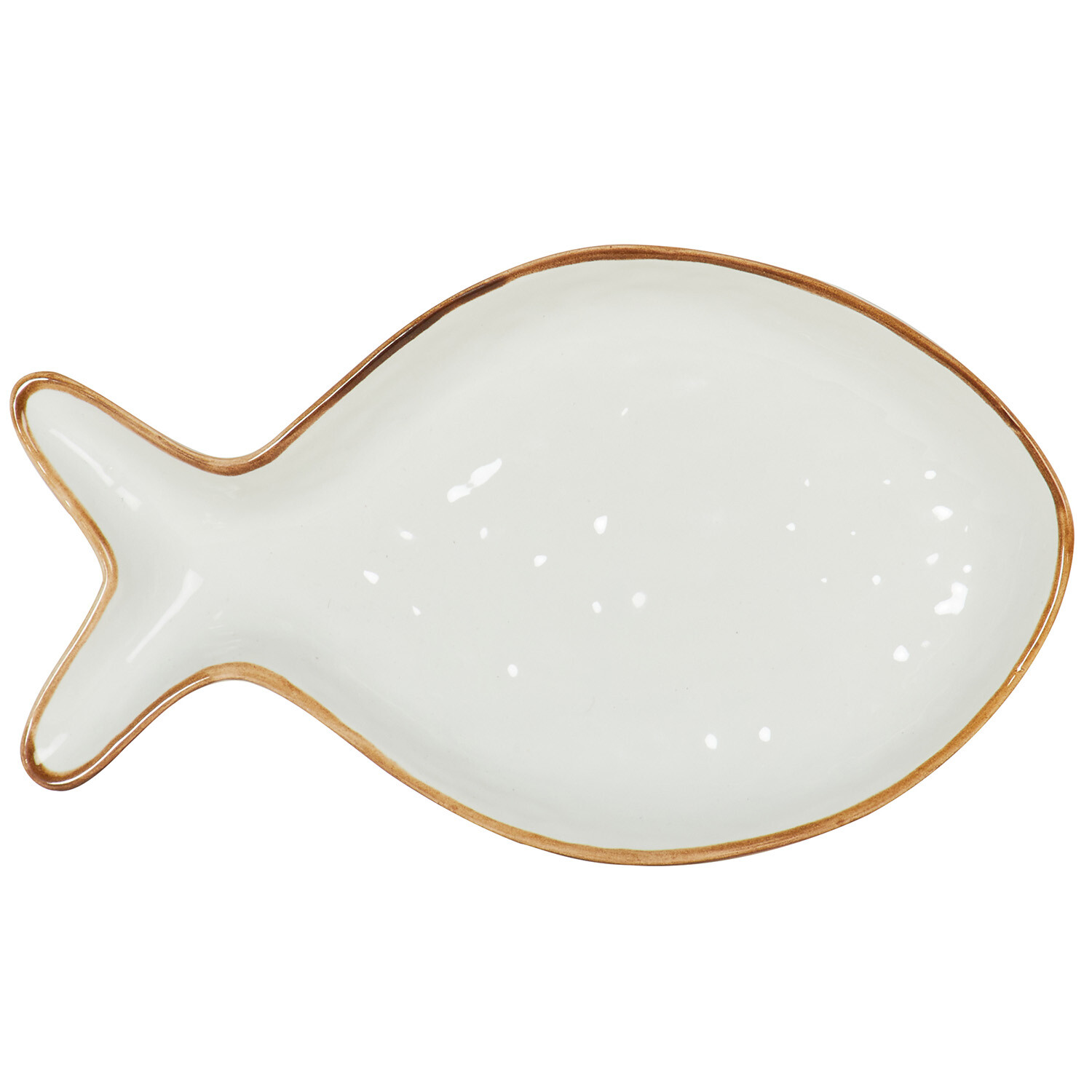 Fish Trinket Tray - White Image 1