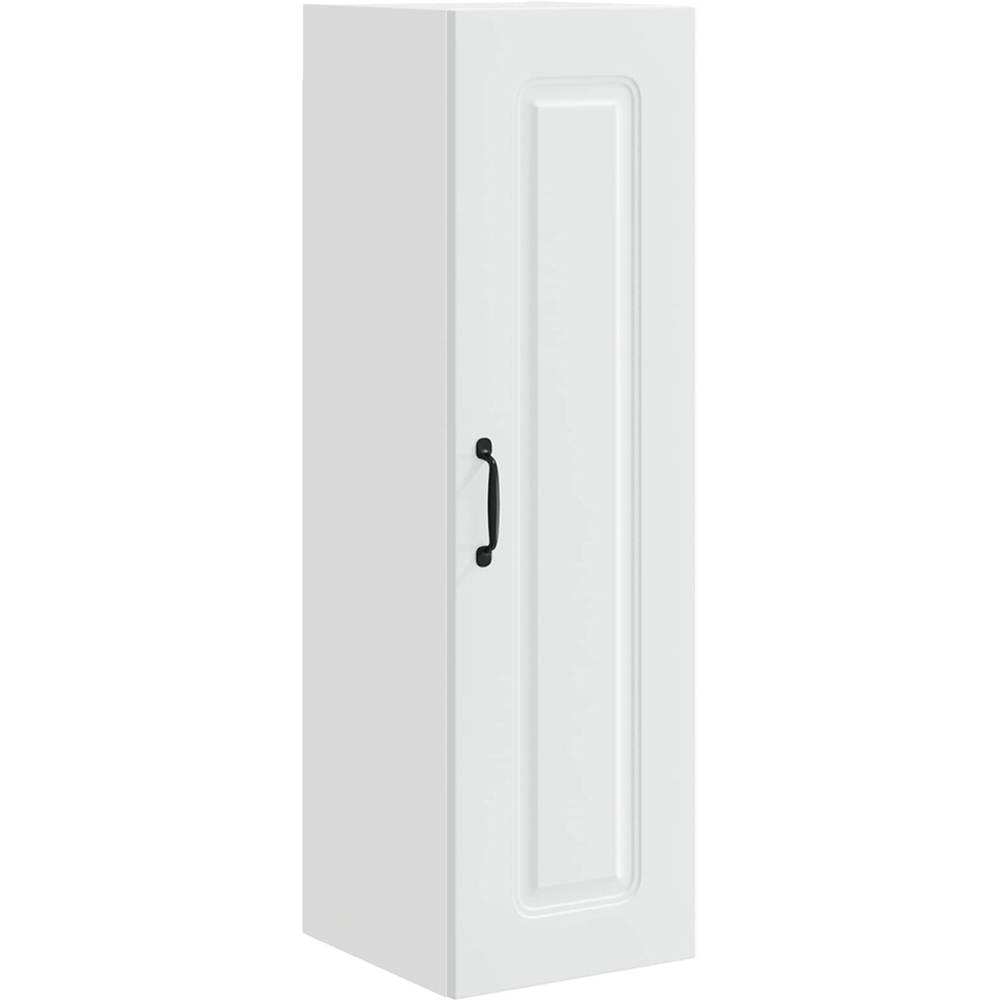 vidaXL Single Door White Kitchen Wall Cabinet Image 2