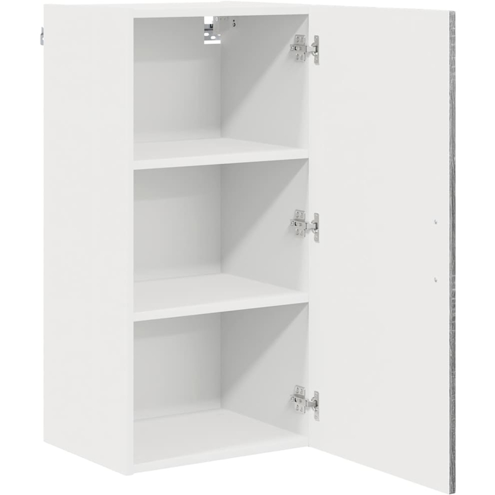 vidaXL Kalmar Single Door Grey Sonoma Wall Kitchen Cabinet Image 5