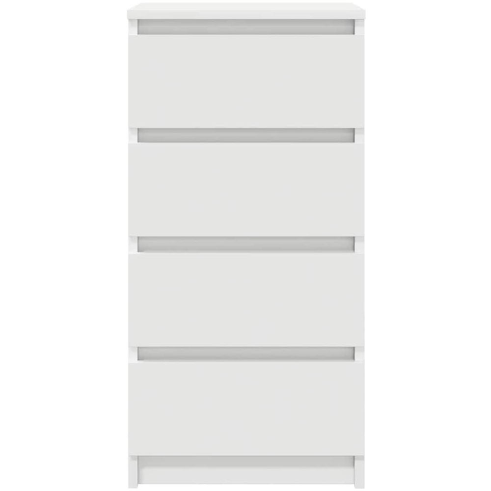 vidaXL 4 Drawer White Sideboard Image 6