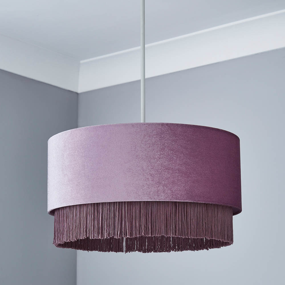 Inlight Lacy Lilac Fringed Easyfit Shade Image 2