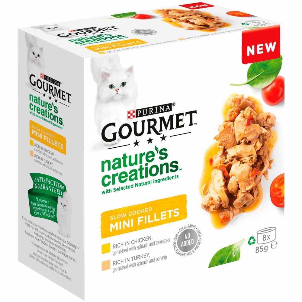 Purina Gourmet Natures Creations Chicken and Turkey Cat Food 85g Case of 6 x 8 Pack Image 3