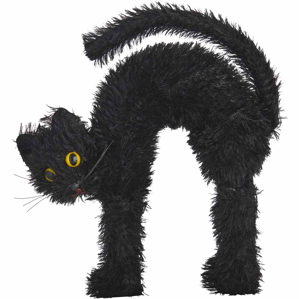 Wilko Halloween Black Cat Image 1