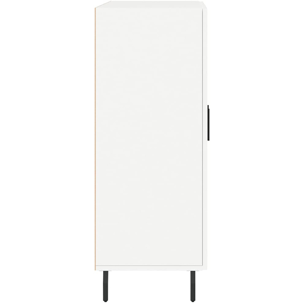 vidaXL 2 Door White Sideboard Image 7