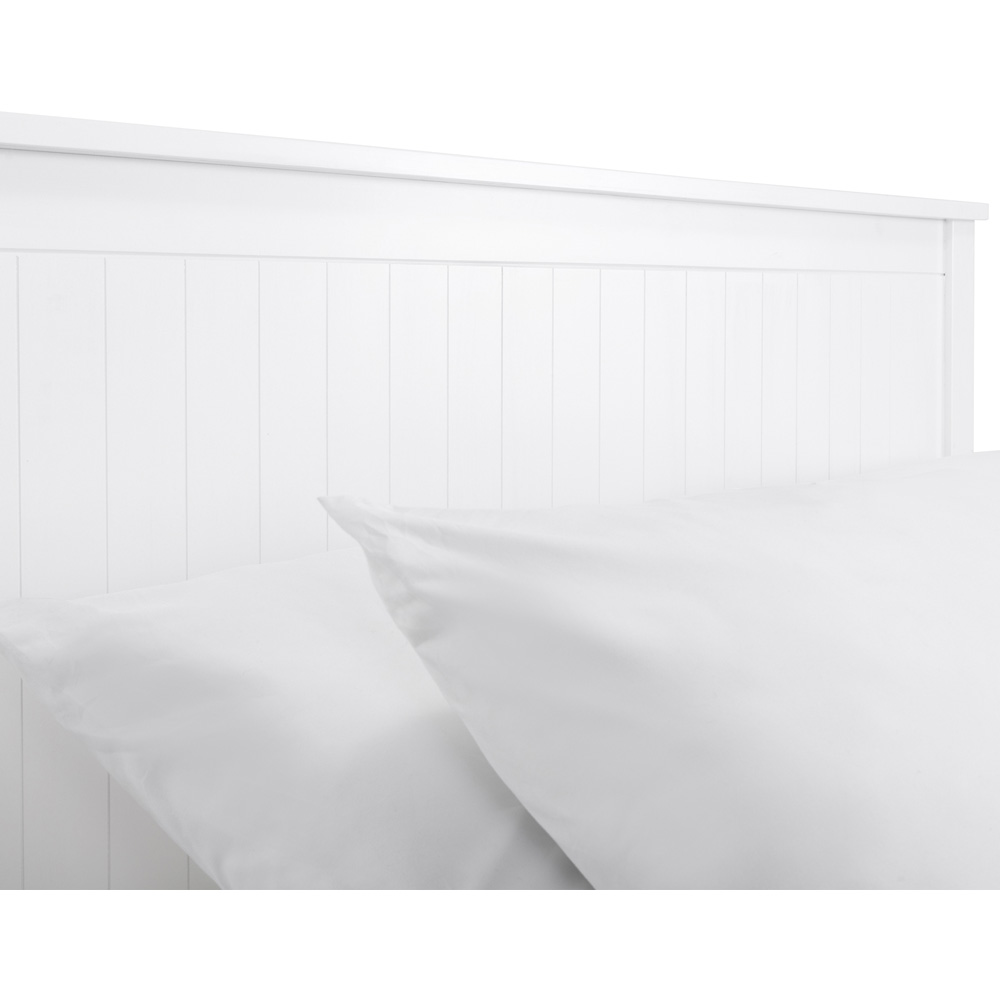 Julian Bowen Maine Double Surf White Ottoman Bed Image 8