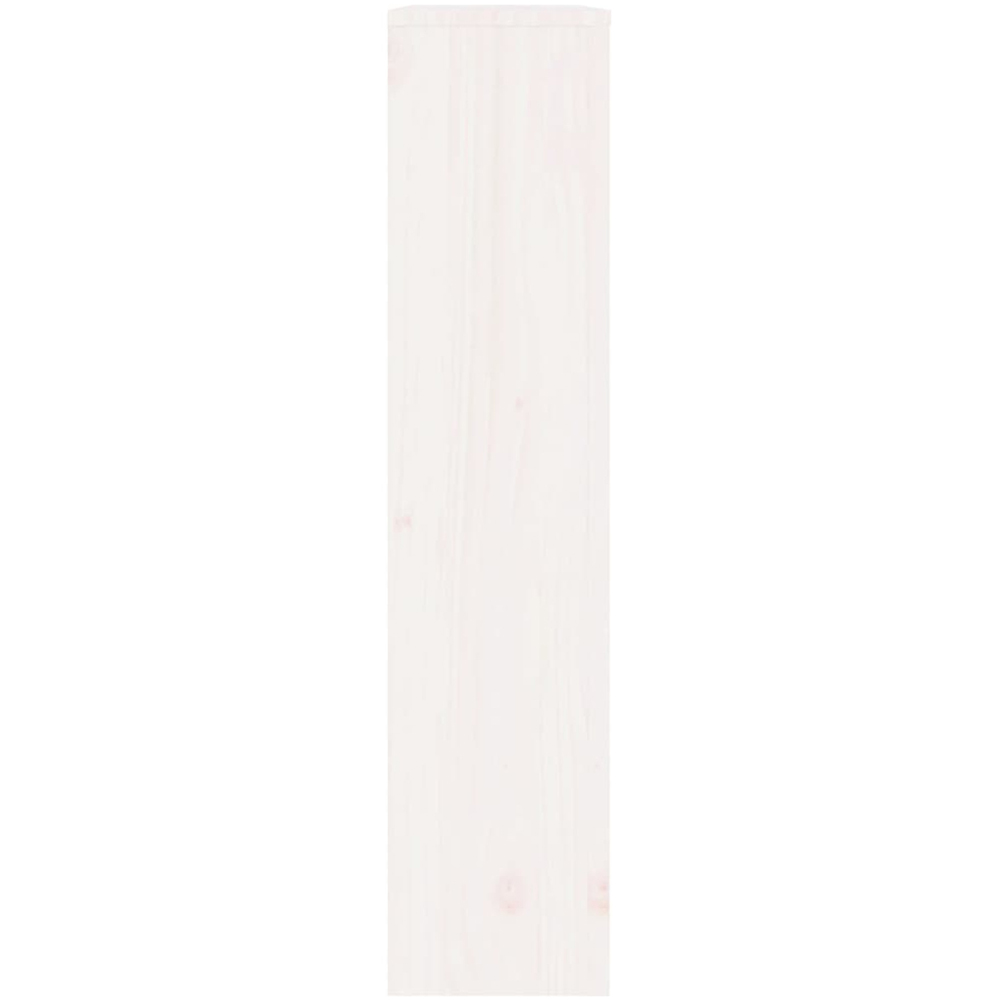 vidaXL White Solid Pine Wood Radiator Cover 79.5 x 19 x 84cm Image 5