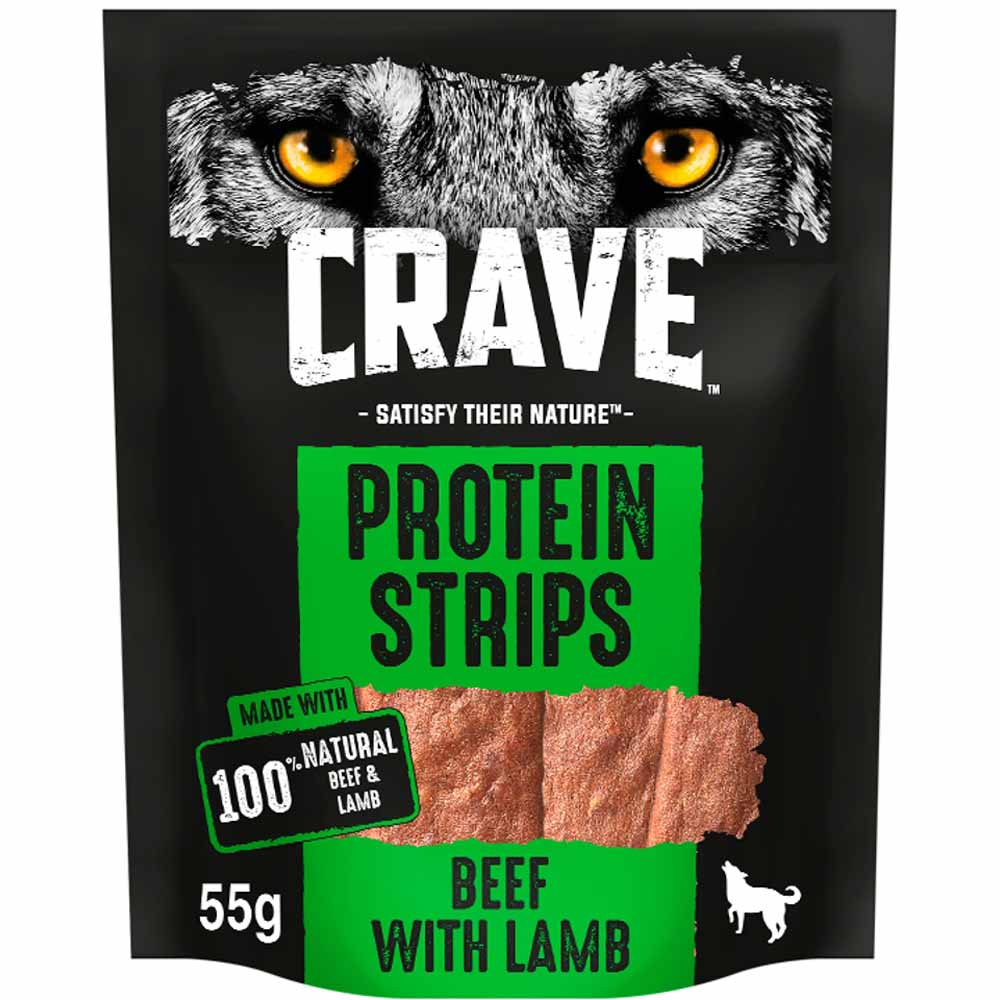 CRAVE Protein Strips Beef & Lamb 55g
