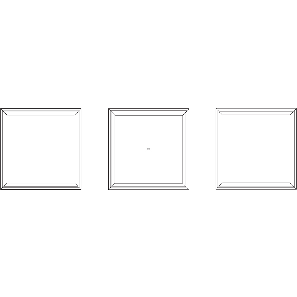 ​Richard Burbidge 3 Panel Mix and Match Paint Ready Wall Panel Kit 420 x 420mm Image 3