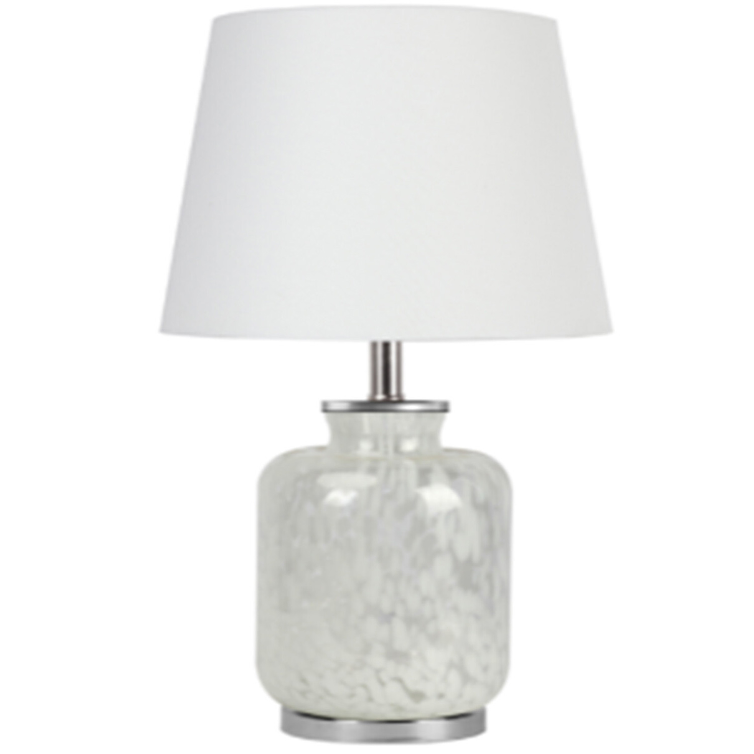 Arianna Grey and White Table Lamp Image 1