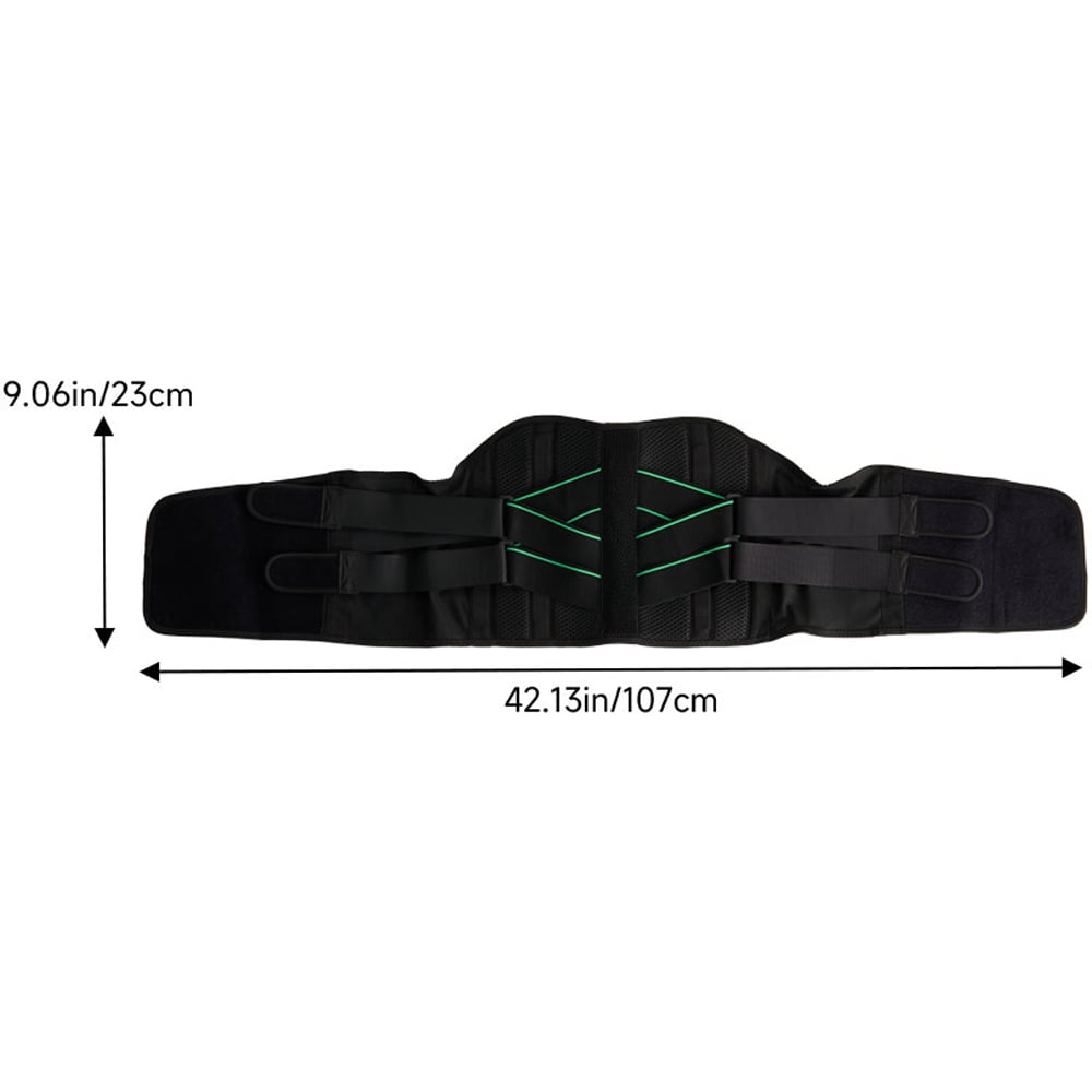 H&O Direct Women Men Green Pain Relief Back Support Belt Medium Image 6