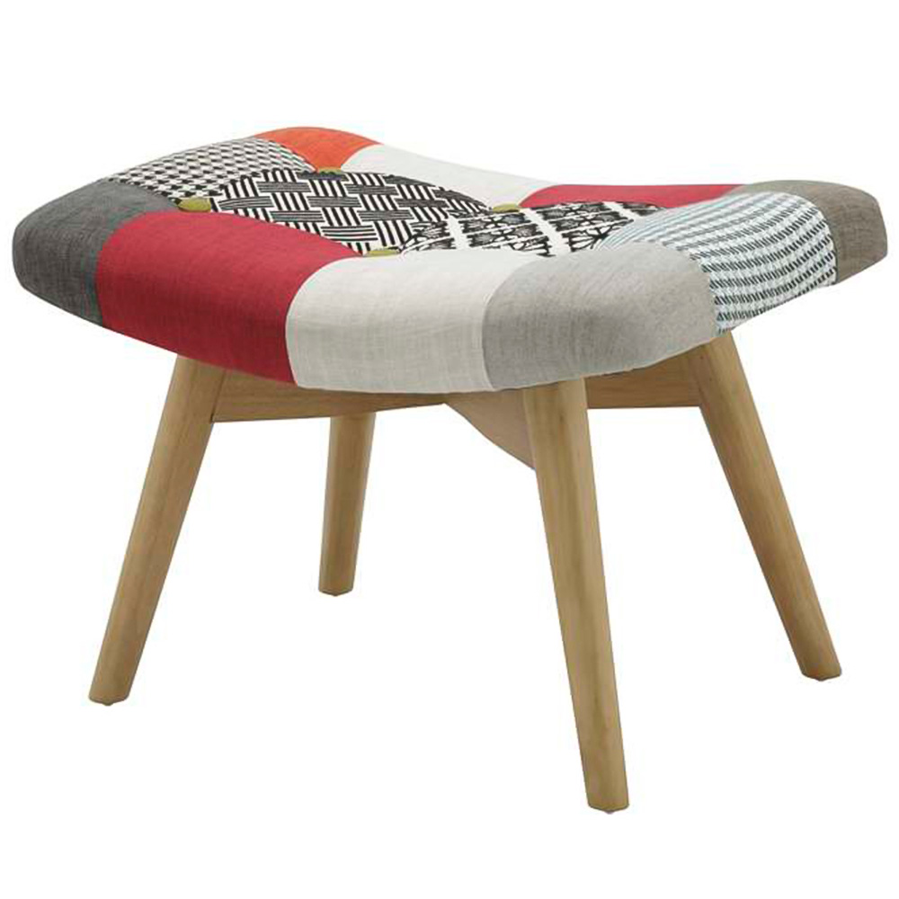 Sloane Multicolour Foot Stool Image 3