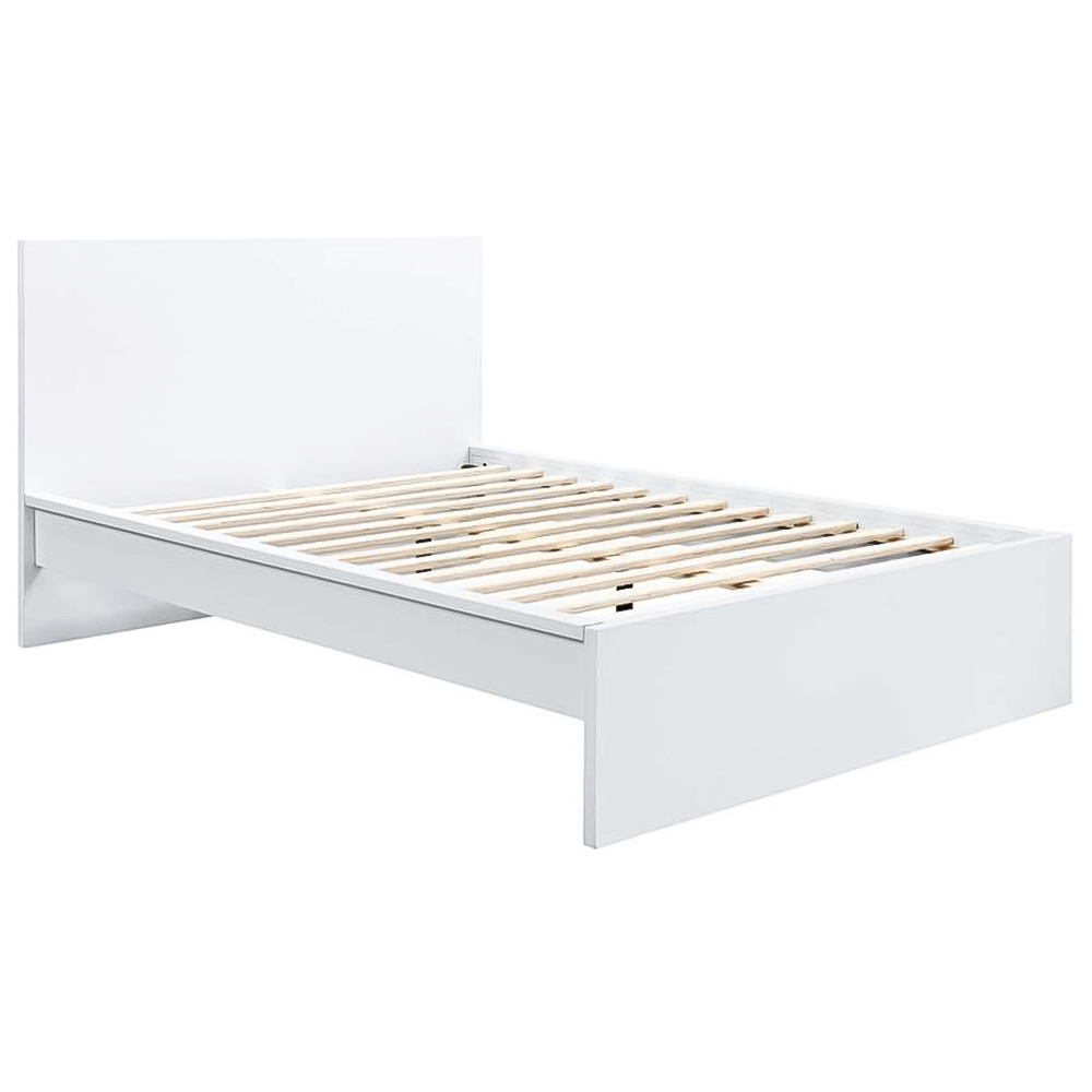 Oslo King Size White Bed Image 2