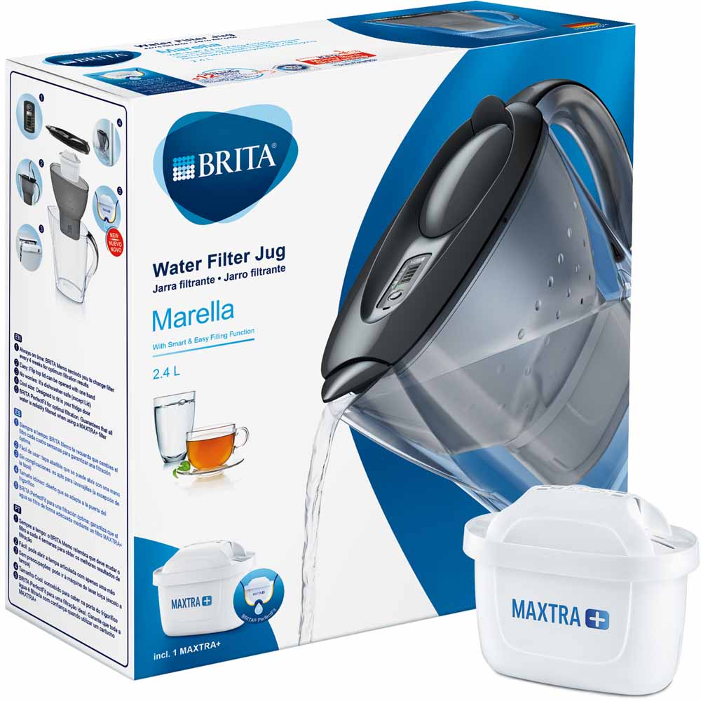 Brita Maxtra+ Marella 2.4L Cool Graphite Filter Ju g Image 1