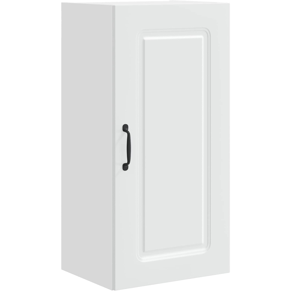 vidaXL Kalmar Single Door White Wall Kitchen Cabinet Image 2