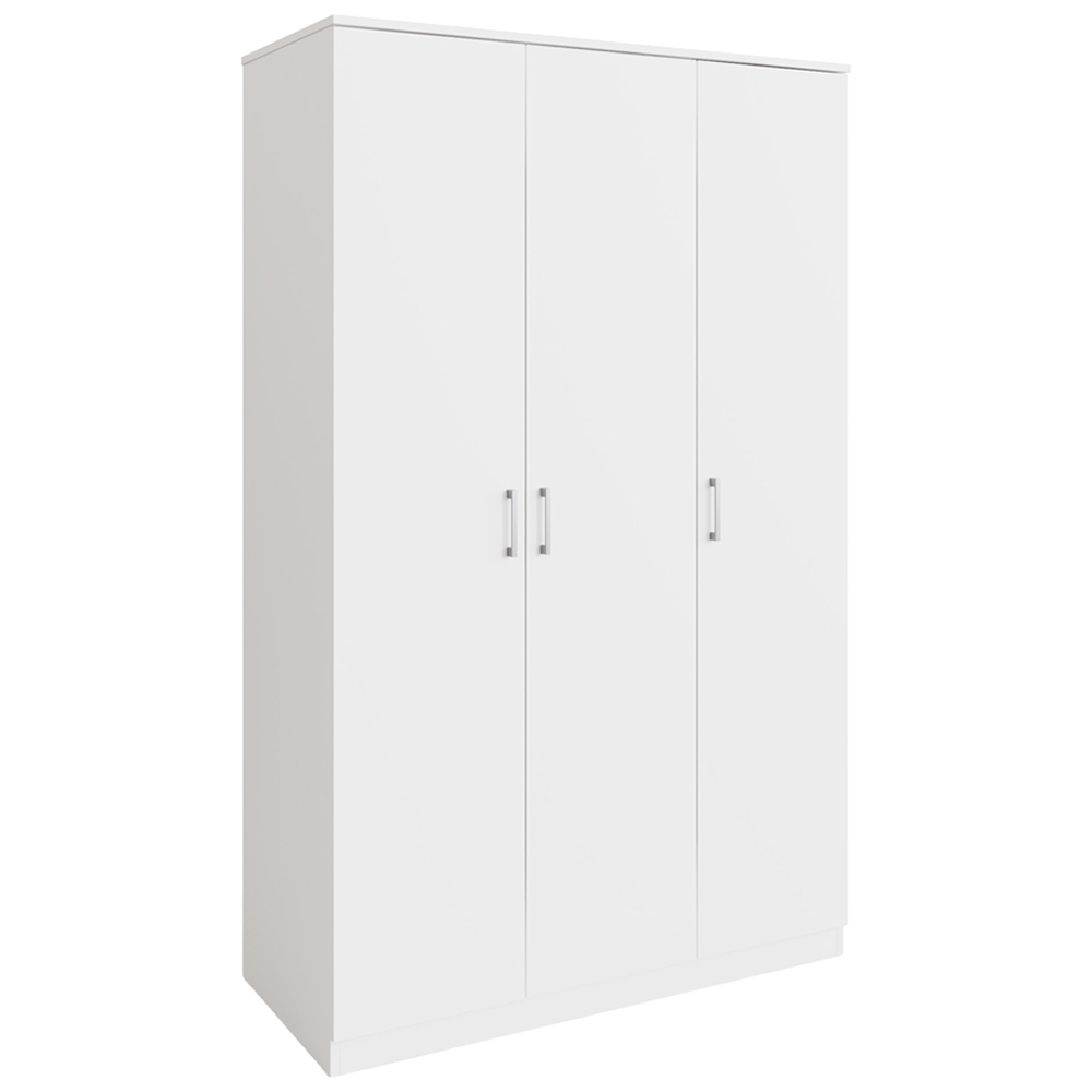 GFW Bailey 3 Door White Wardrobe Image 2