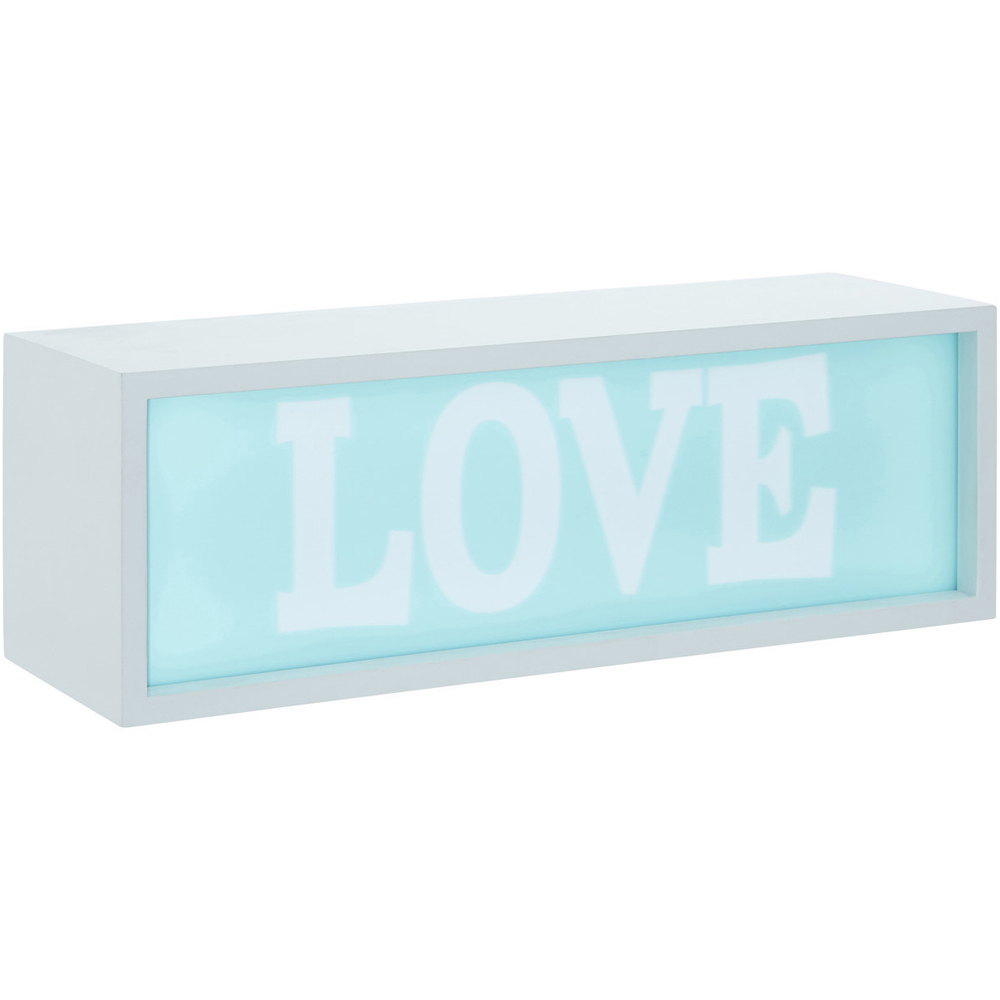 Premier Housewares Love LED Light Box Image 6