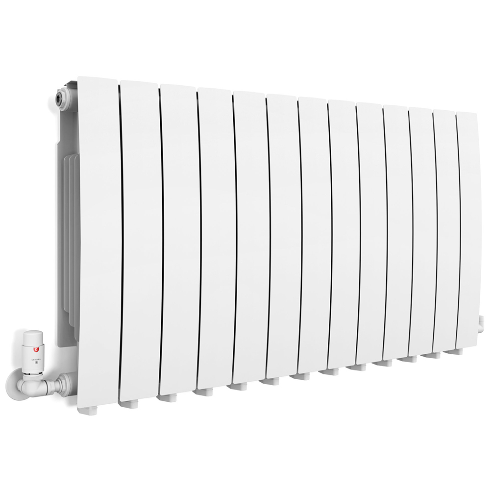 Terma Bergamo 4995BTU Matt White 13 Section Radiator 590 x 1040mm Image 1