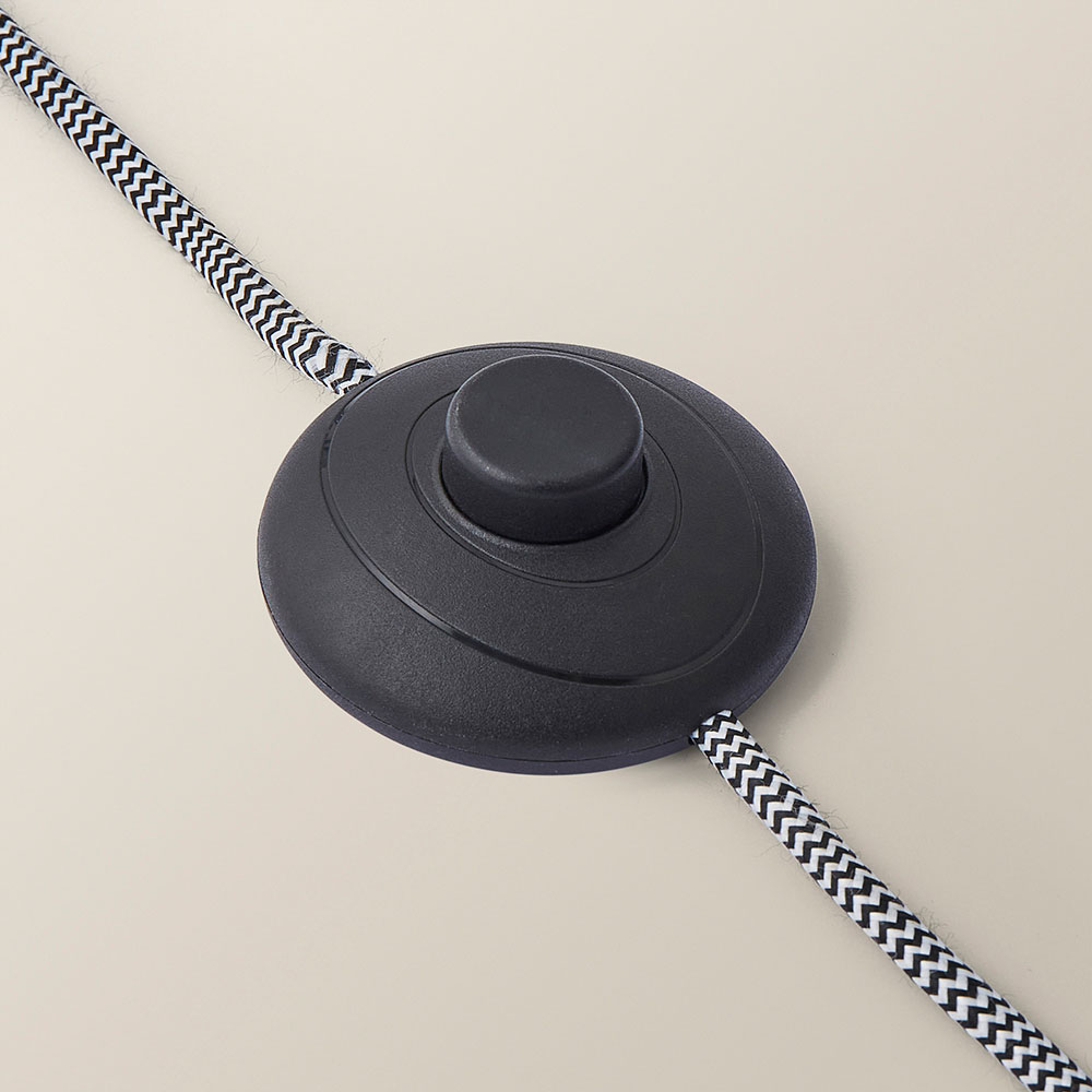 ValueLights Tilly Pastel Lemon Arched Dome Shade Metal LED Floor Lamp Image 4