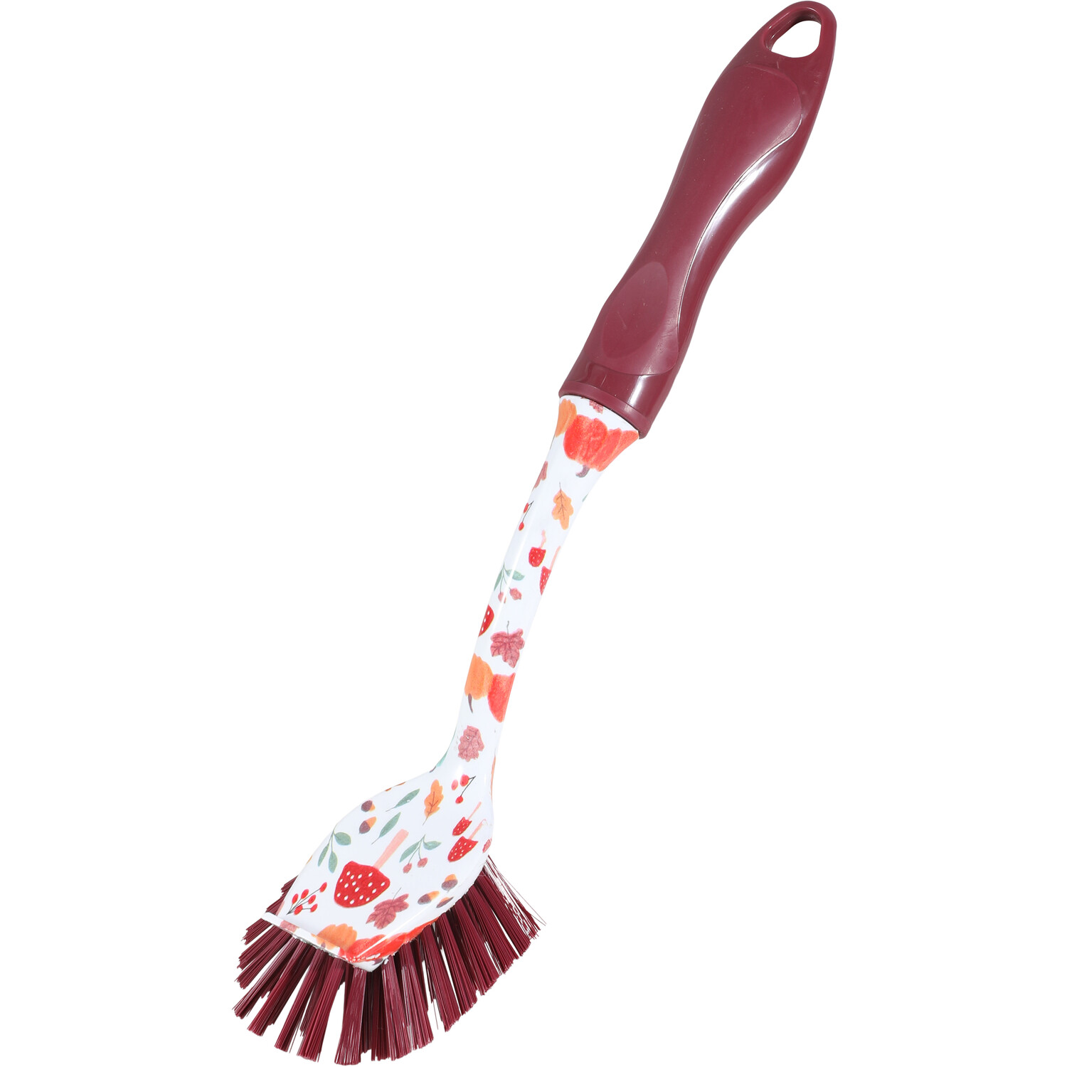 Autumn Pumpkin Dish Brush Brown Image 1