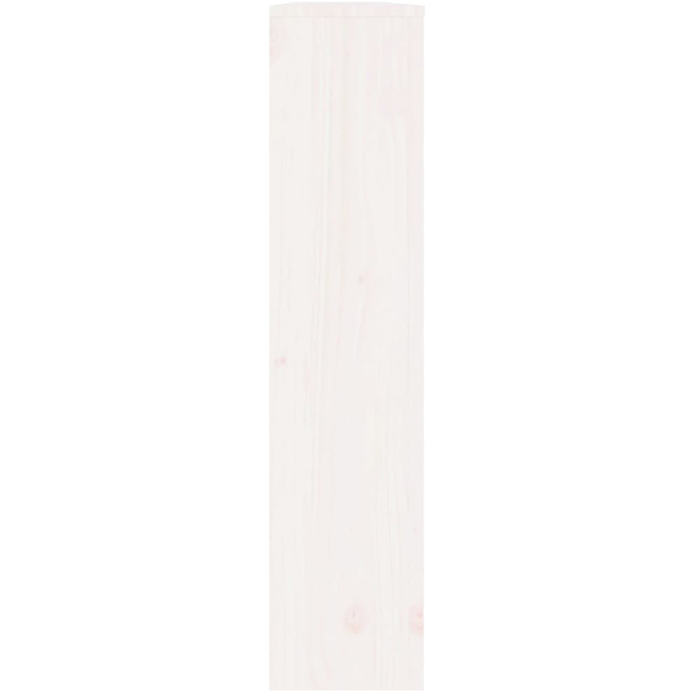 vidaXL White Solid Pine Wood Radiator Cover 169 x 19 x 84cm Image 5