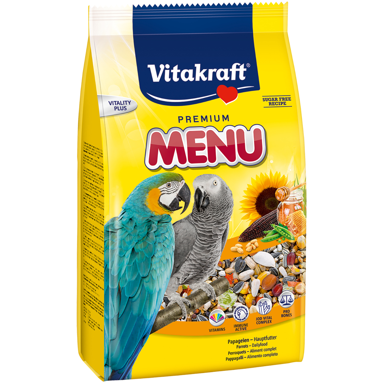Vitakraft Parrot Premium Menu Food 1kg Image