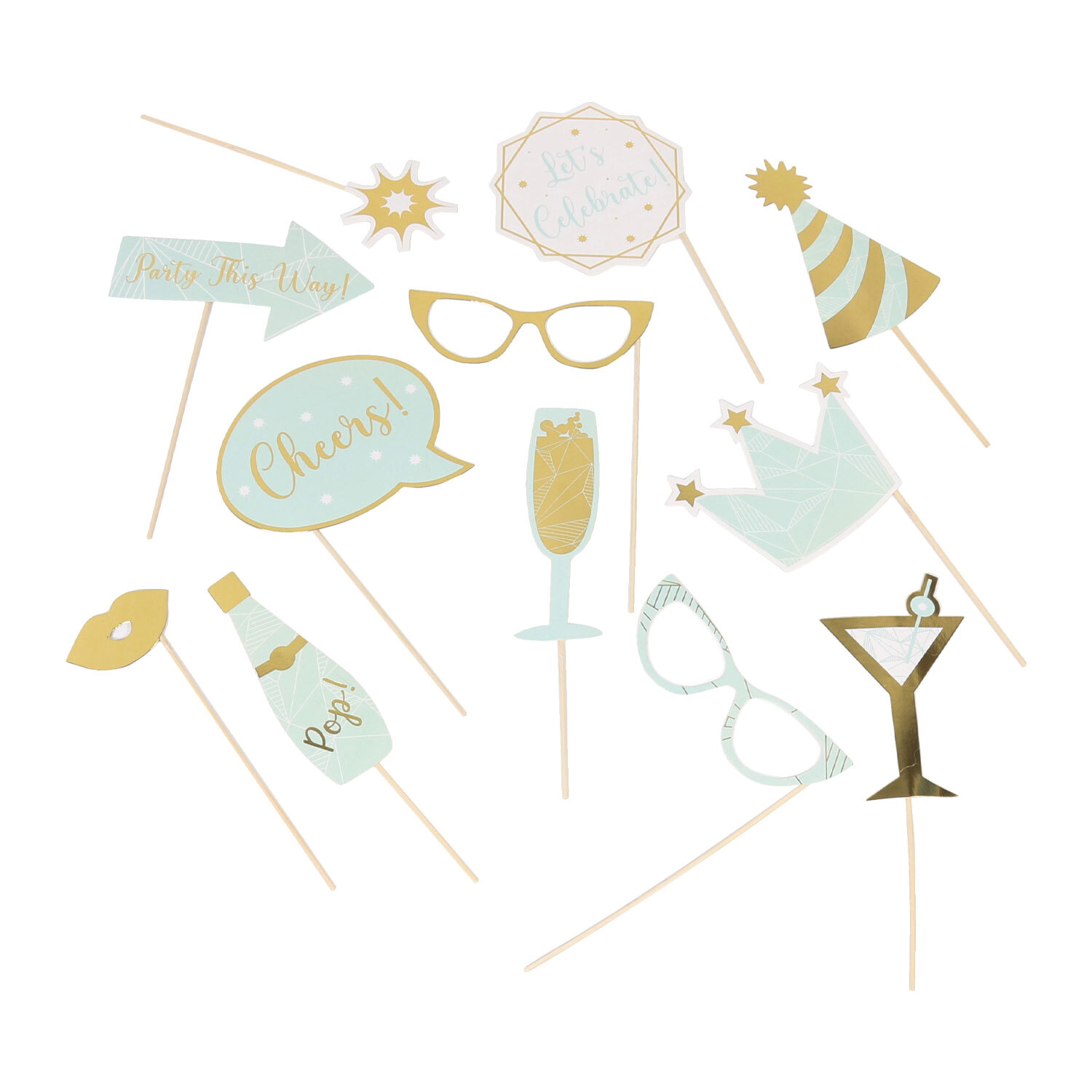 Mint Geometric Party Box Image 1