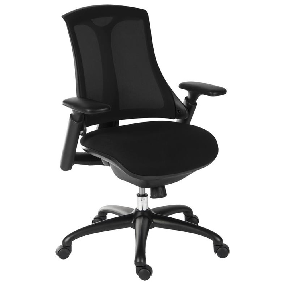 Teknik Rapport Black Mesh Swivel Office Chair Image 6