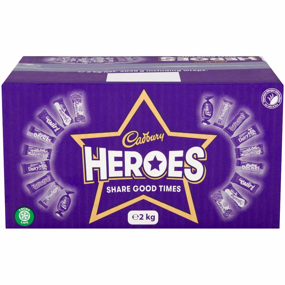 Cadbury Heroes Bulk Box 2kg Wilko