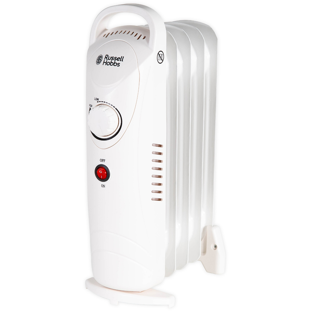 Russell Hobbs RHOFR3001 White Oil Filled Radiator 650W Image 1