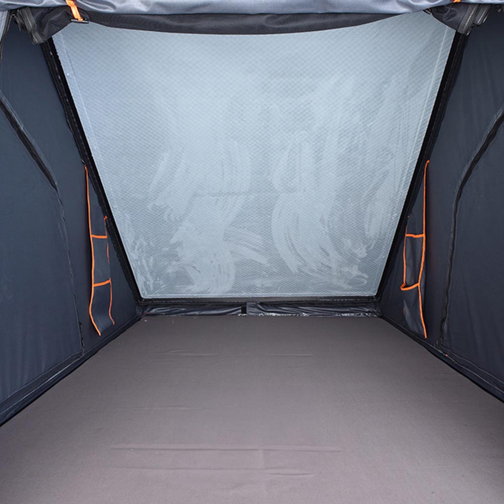 Living and Home Grey Hard Shell Car Roof Tent with Retractable Ladder 210 x 130cm Image 7