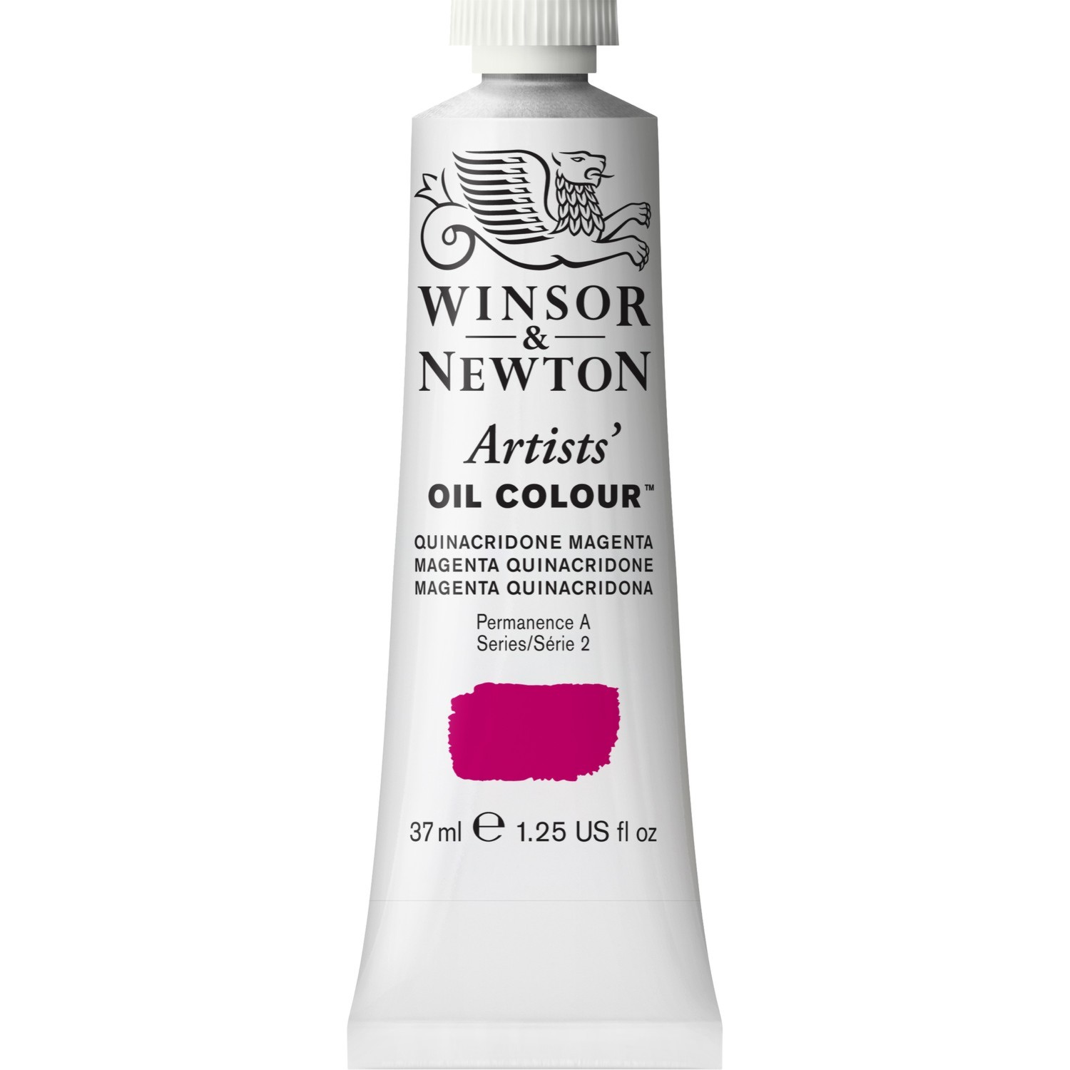 Winsor and Newton 37ml Artists' Oil Colours - Quinacridone Image 1
