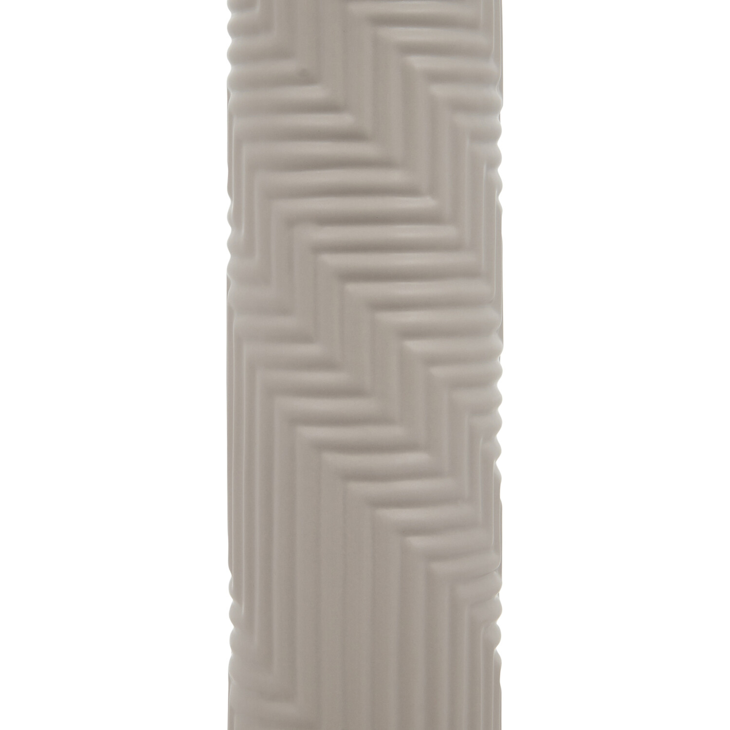 Zara Embossed Vase - White Image 4