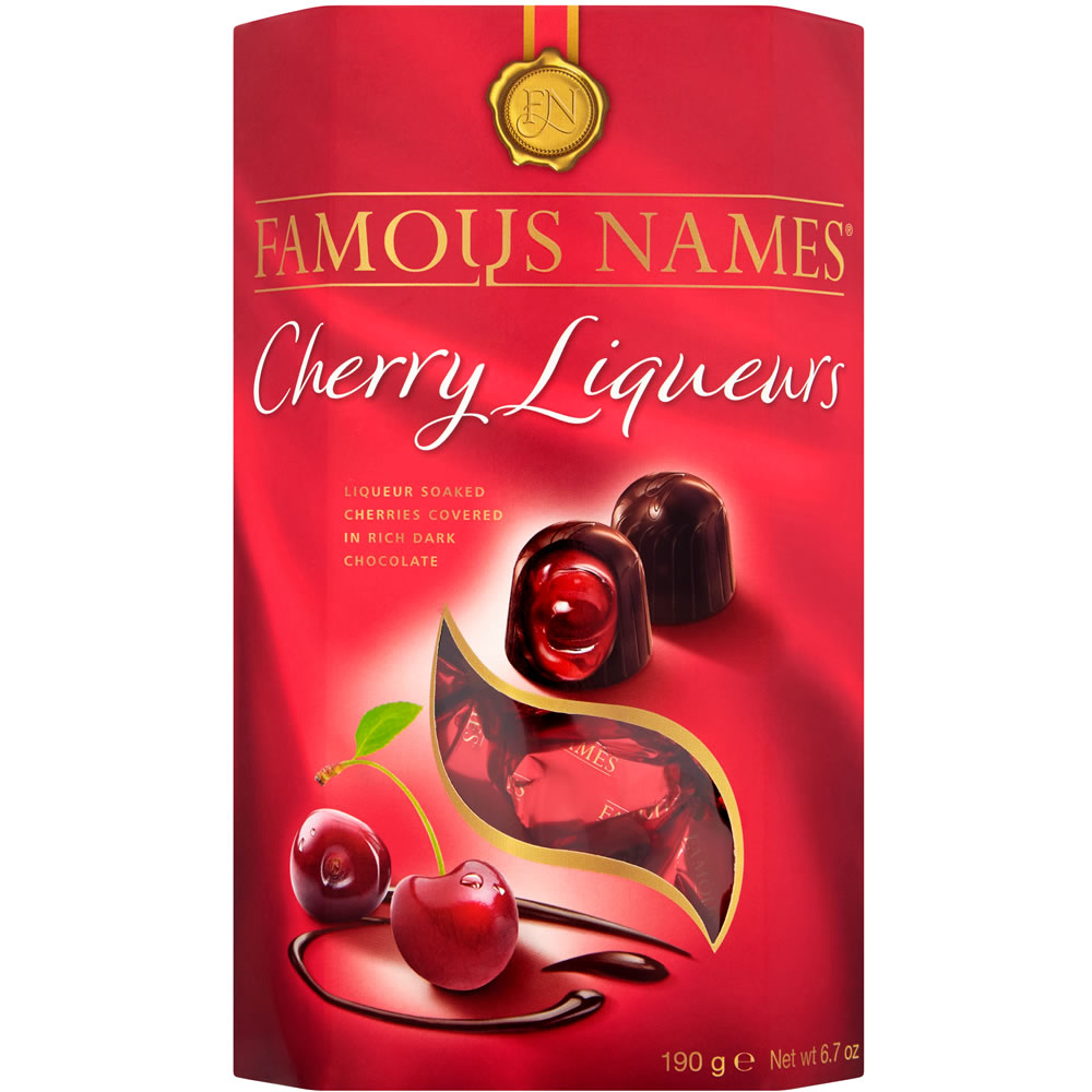 Famous Names Cherry Liqueurs 190g Image 1