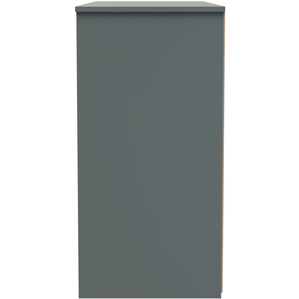 Crowndale New York 6 Drawer Reed Green Chest of Drawers Ready Assembled Image 4