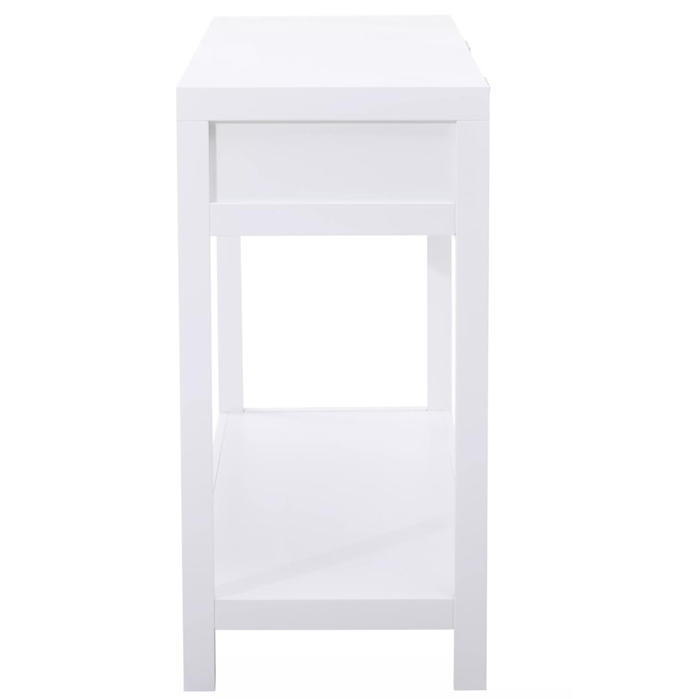 Interiors by Premier Sherman 2 Drawer White Console Table Image 5