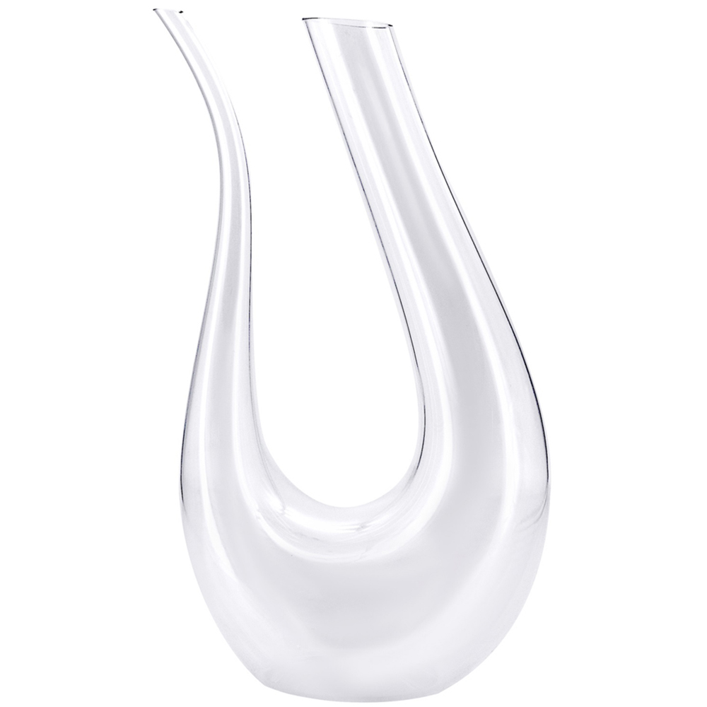 Gr8 Home U Shaped Glass Wine Decanter 1.5L Image 1