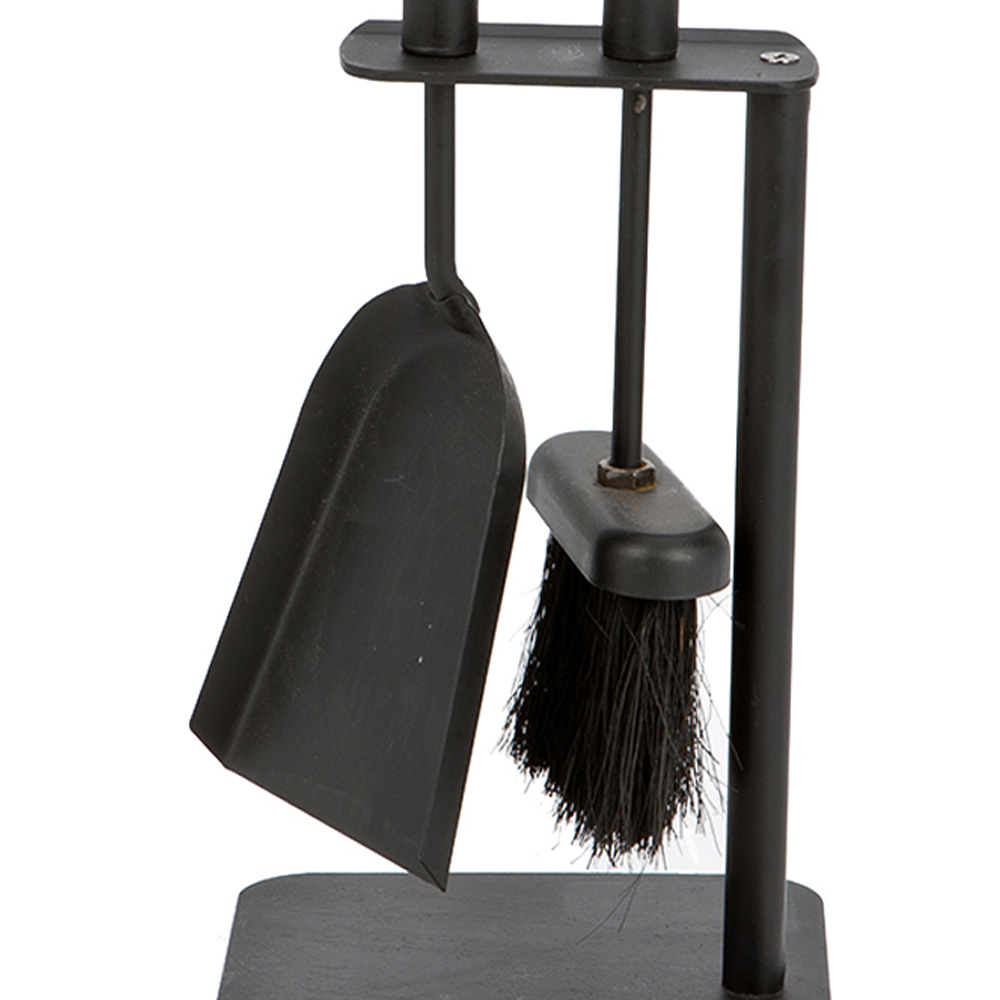 Inglenook Fireside Black Hearth Tidy Set Image 2