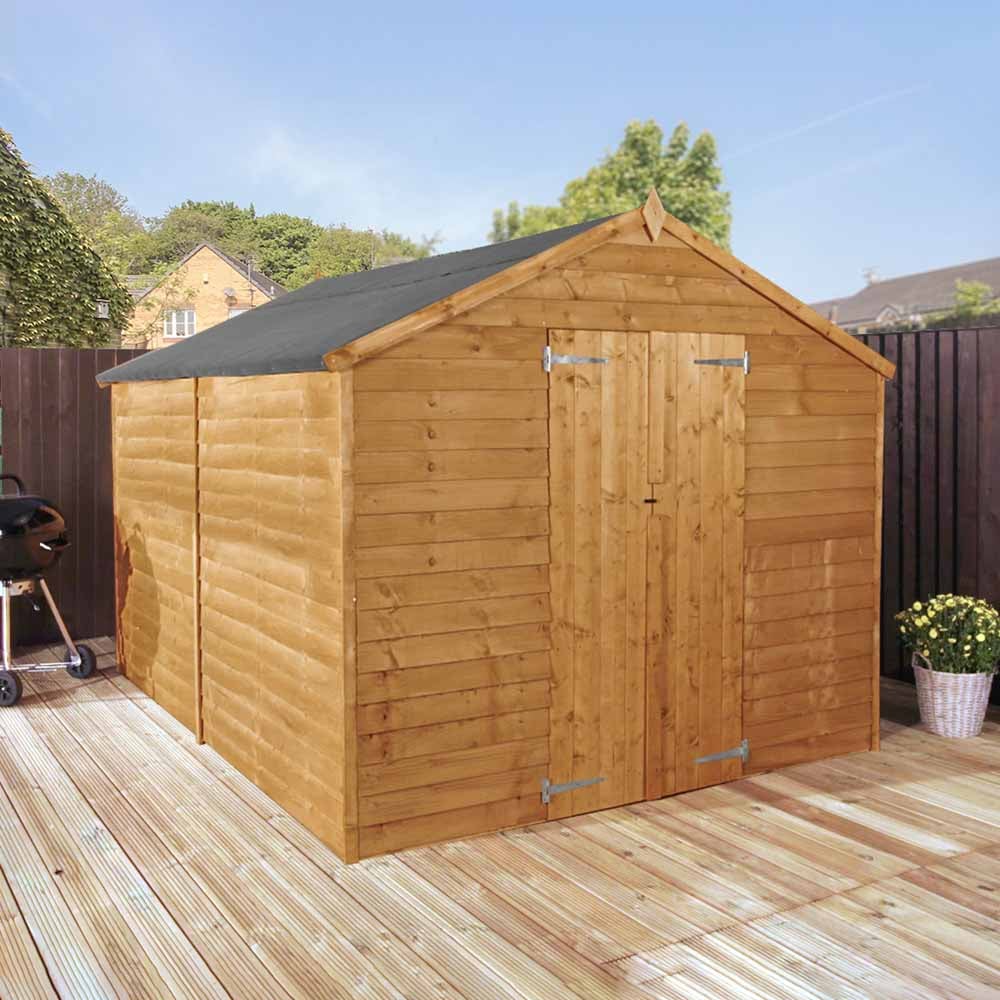 Mercia 12 x 8ft Double Door Overlap Apex Shed Image 3