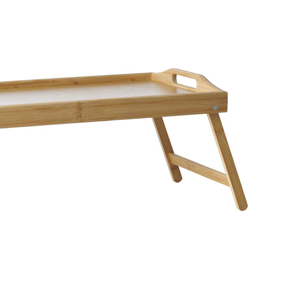 Wilko Wooden Tray With Foldable Legs Image 5