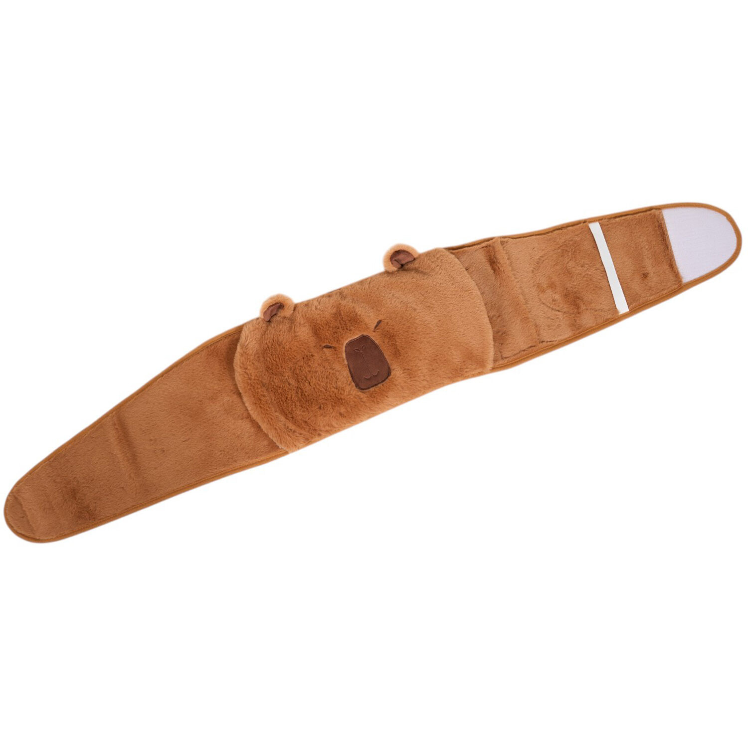 Capybara Wrap-Around Hot Water Bottle Brown Image 4