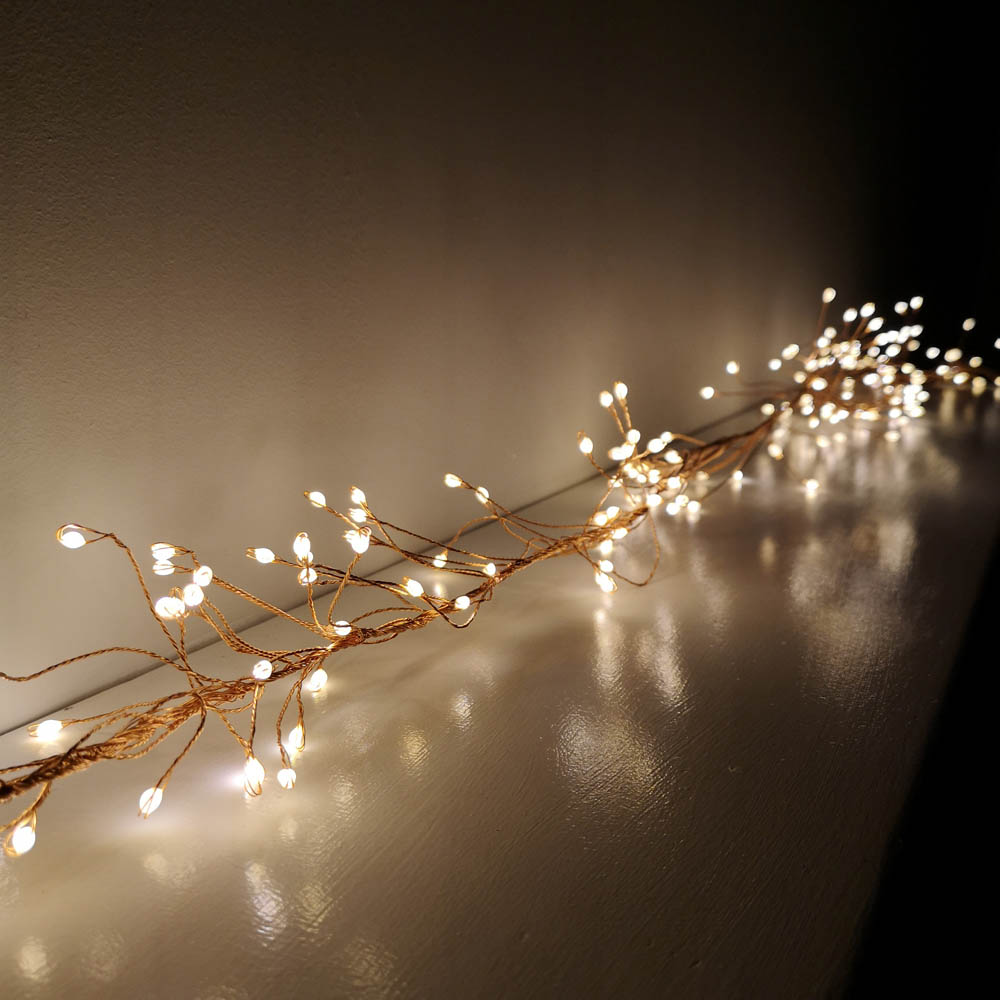 Samuel Alexander 288 Warm White LED Premier Outdoor Gold Wire Light 1.8m Image 3