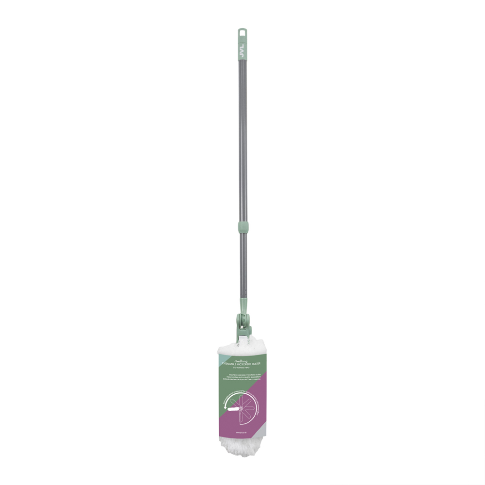 JVL Cleaning Grey Extendable Multi-Angle Microfibre Duster Image 6