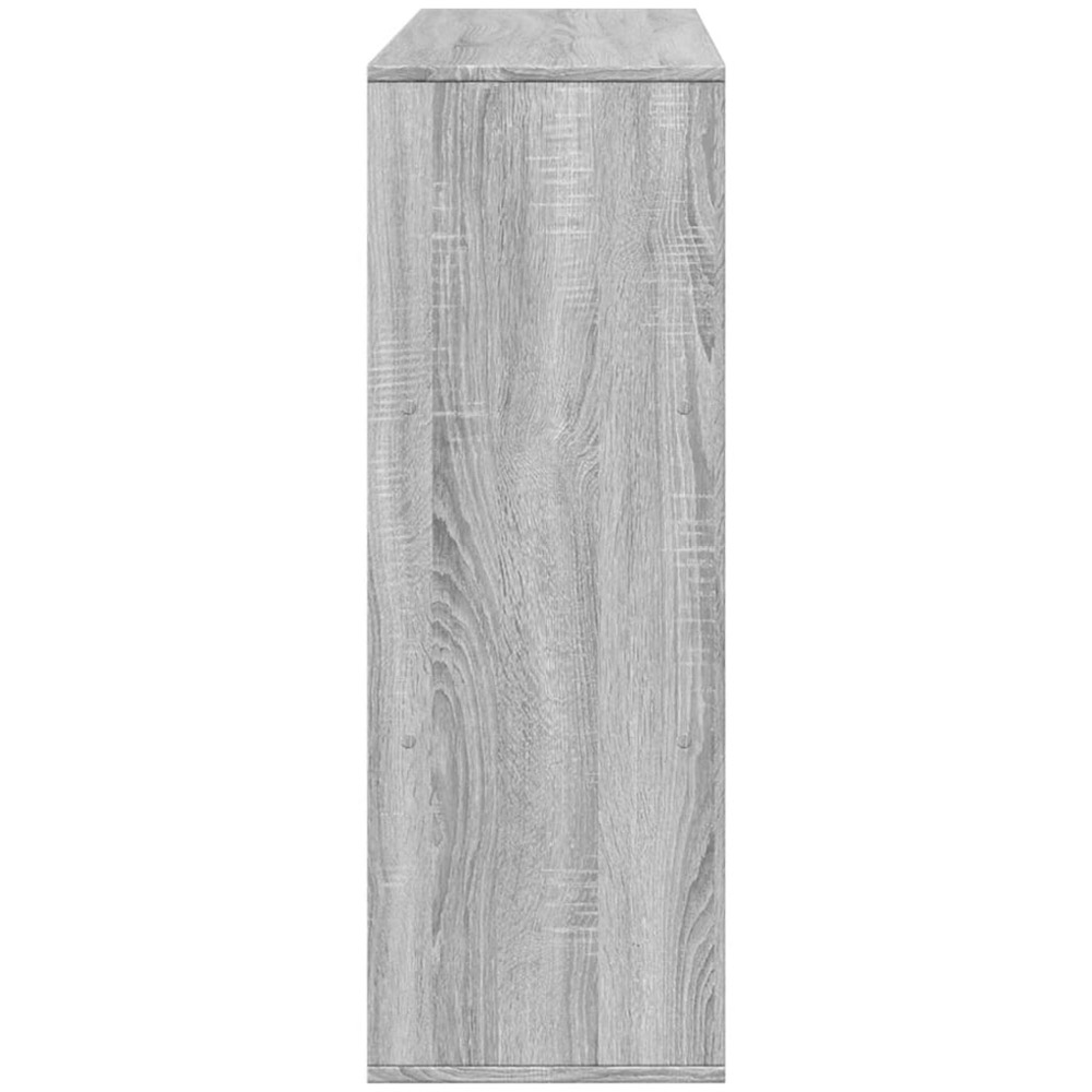 vidaXL 6 Shelf Grey Sonoma Bookcase Image 5
