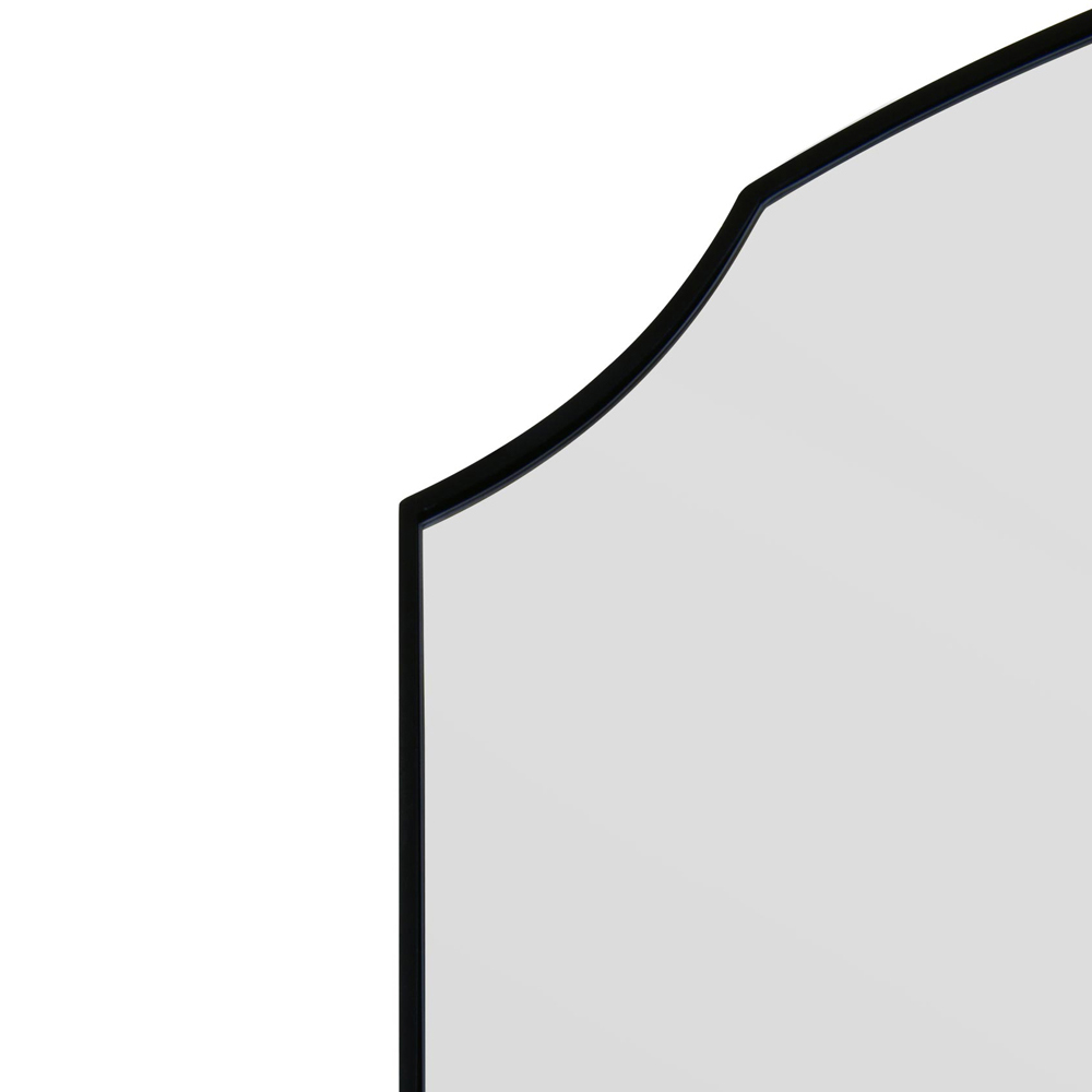 MirrorOutlet The Curva Black Edged Dual Arch Wall Mirror 180 x 100cm Image 4