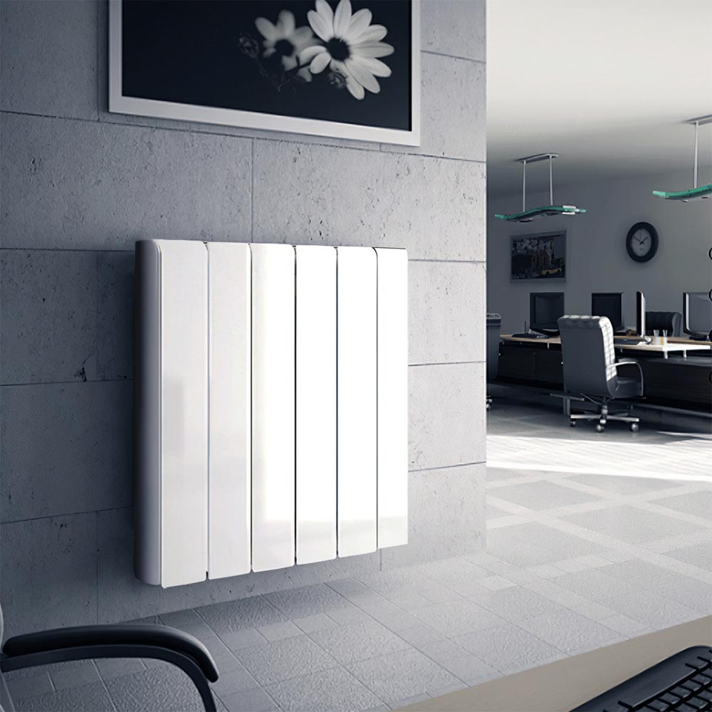 Living and Home White WIFI Electric Ceramic Core Space Heater 1500W Image 3