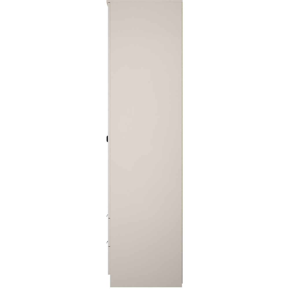 Crowndale Bora 2 Door 2 Drawer Kashmir Matt Tall Double Wardrobe Image 3