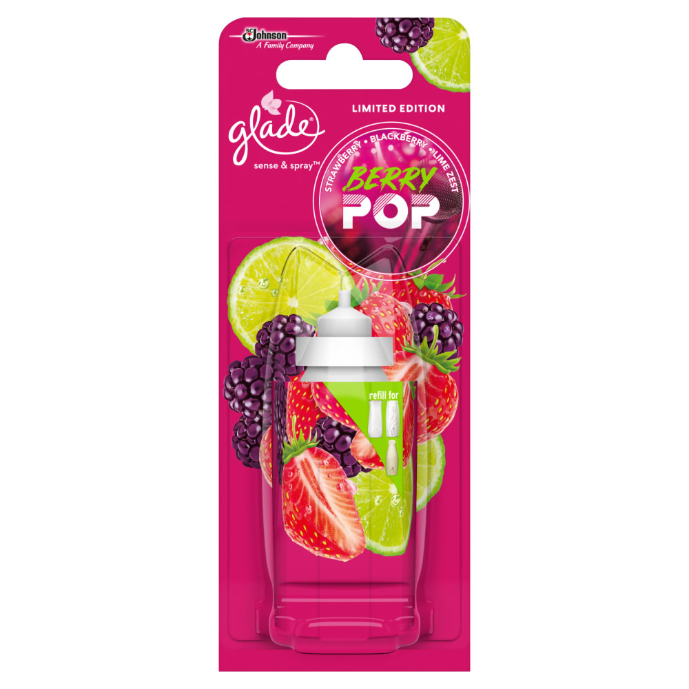 Glade Berry Pop Sense And Spray Refill 18ml Image 1