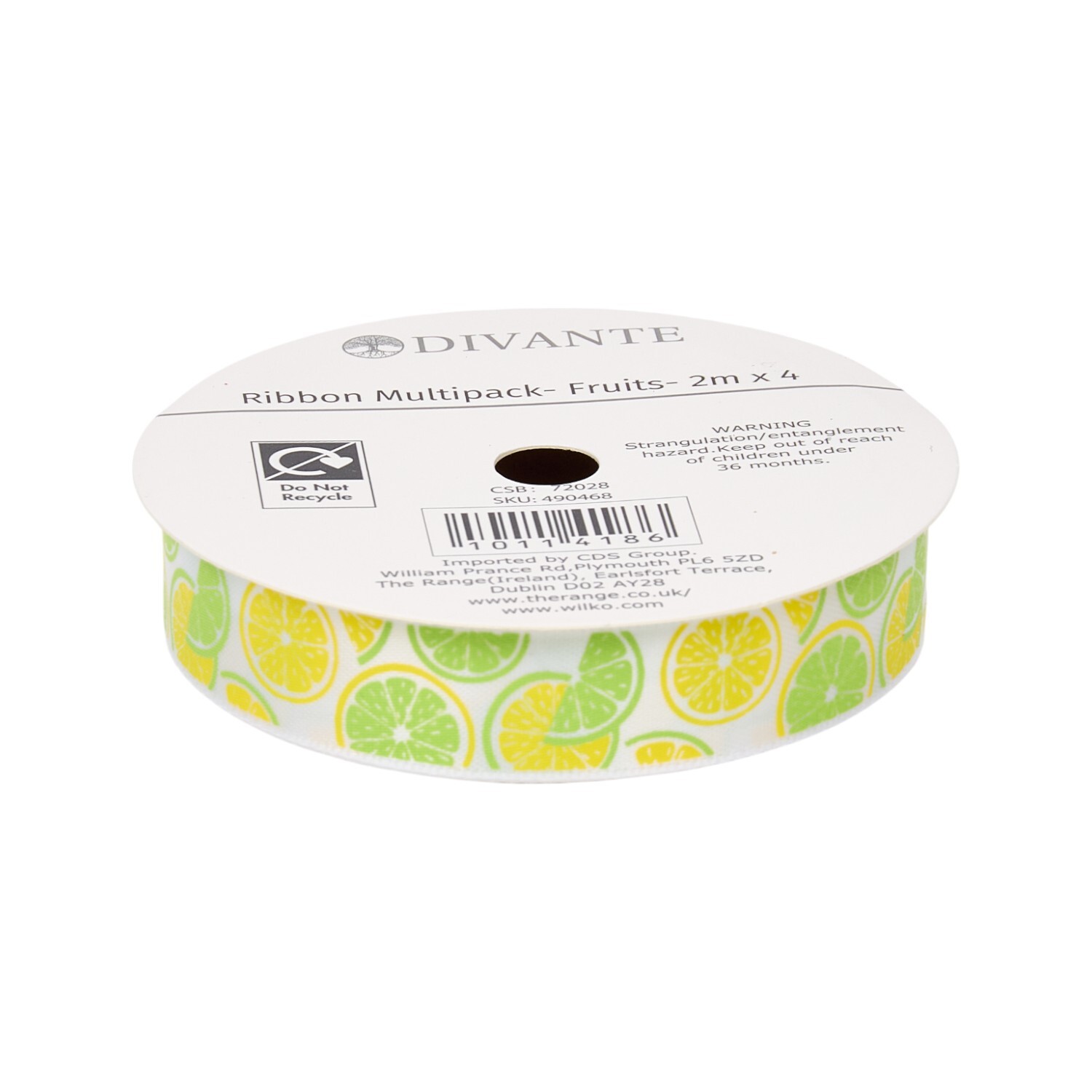 Pack of 4 Fruit Ribbons Image 3