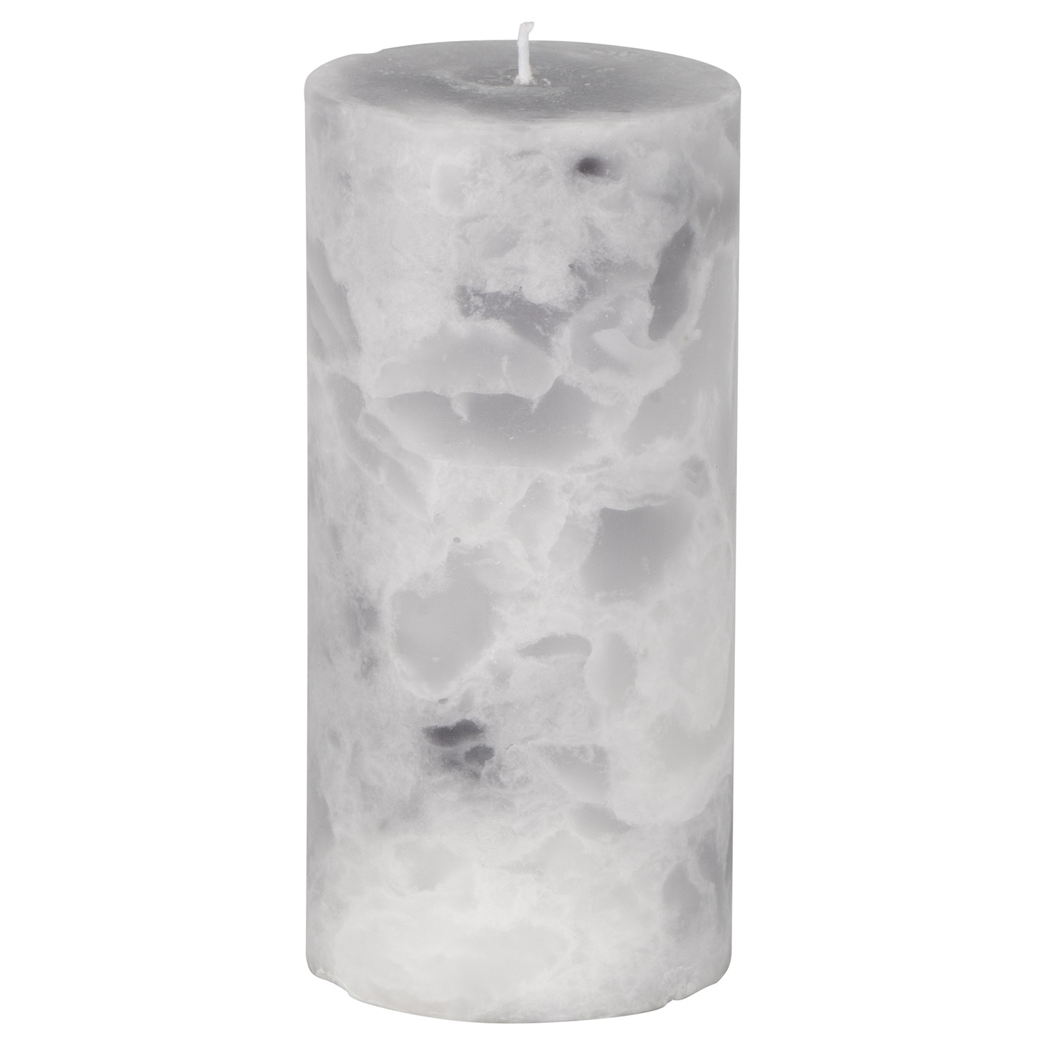 Marble Effect Pillar Candle Image
