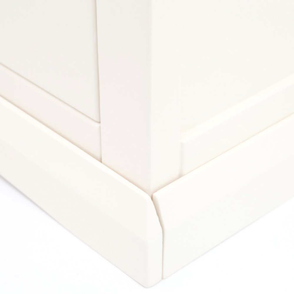 Castelli 4 Drawer Off White Chest of Drawers with Brass Knobs Image 7